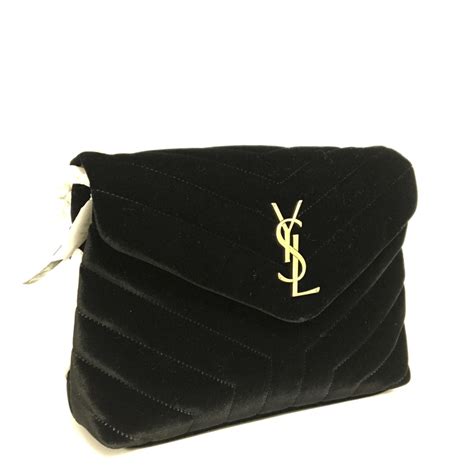 ysl loulou small velvet bag